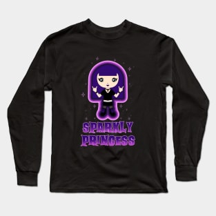 Sparkly Princess - goth metal girl Long Sleeve T-Shirt